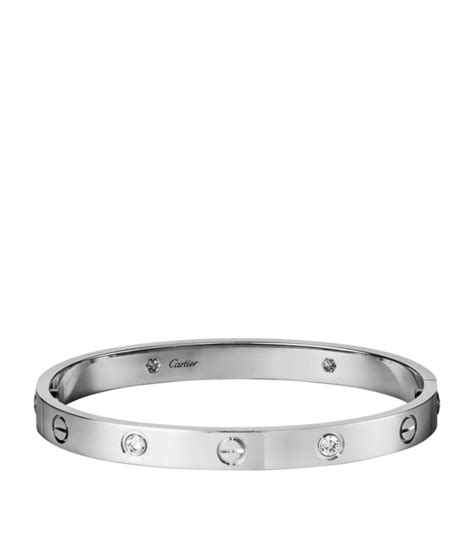 sell my white gold cartier bracelet|thin diamond bracelet white gold.